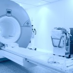 room with MRI machine